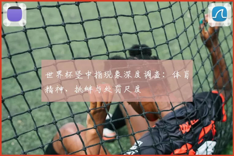 世界杯竖中指现象深度调查:体育精神、挑衅与处罚尺度