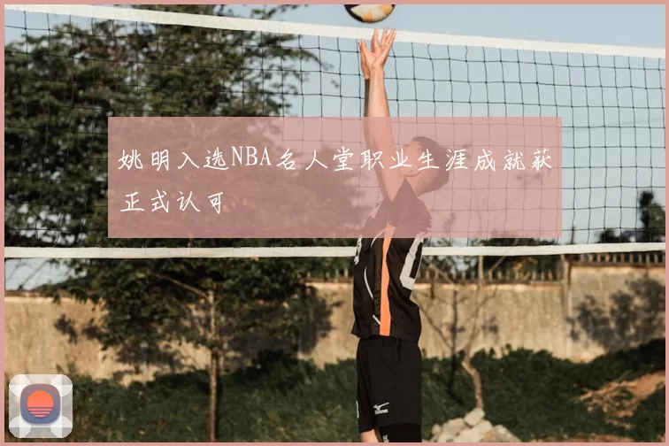 姚明入选NBA名人堂职业生涯成就获正式认可